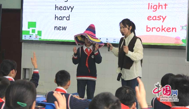 乐山市中区“教材培训及英语分级阅读”教研活动在柏杨小学举行